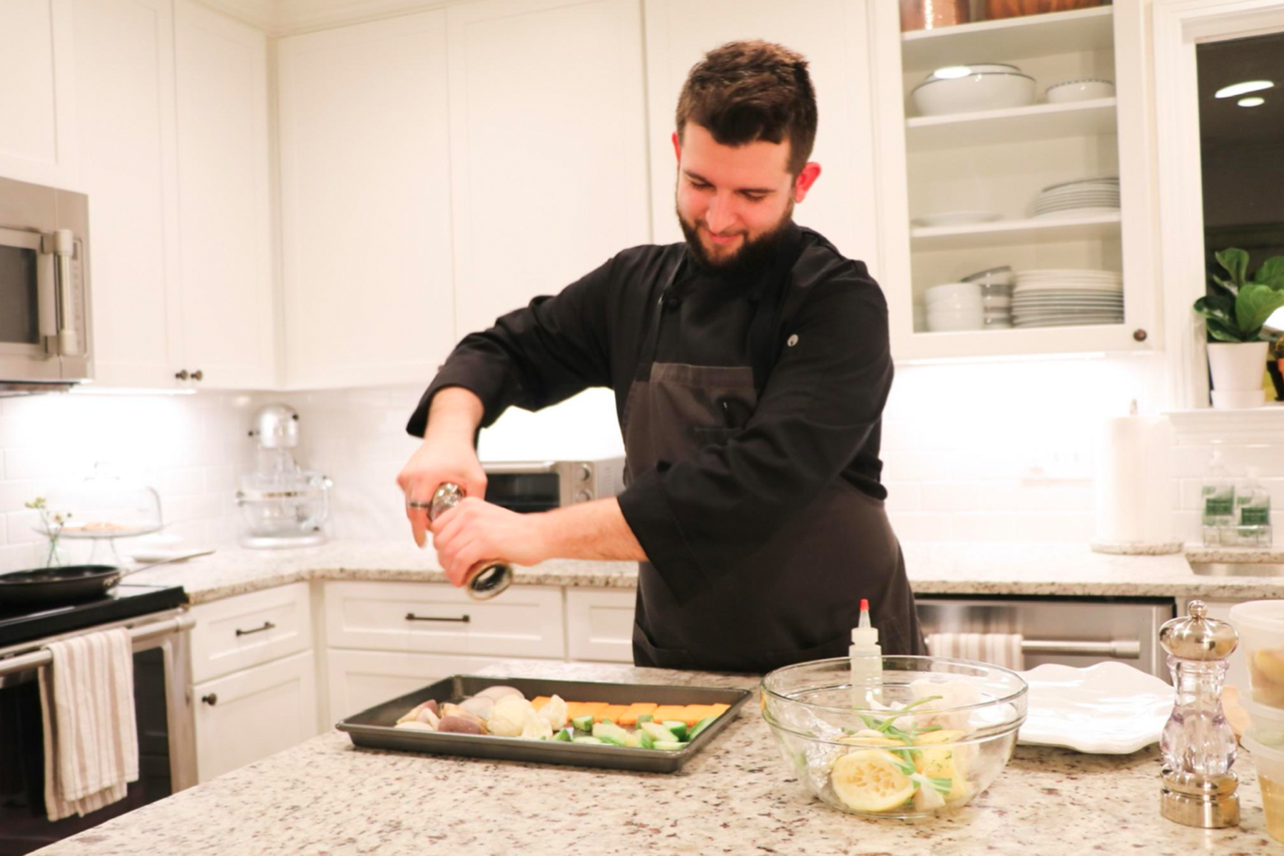 chef preparing dish