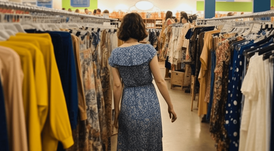 Shoppers exploring the best of secondhand clothing Nashville at ThriftSmart.